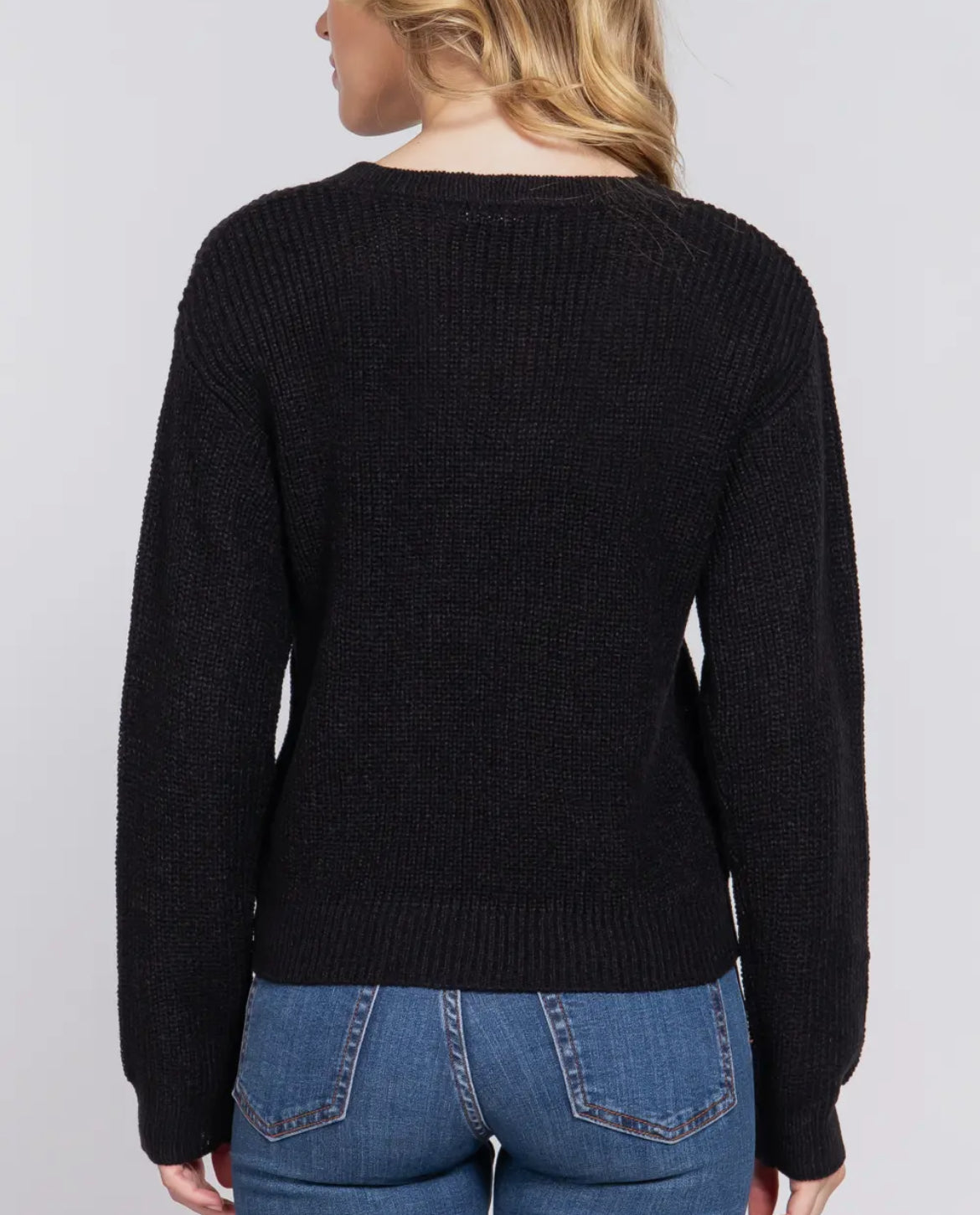 Long Sleeve V-Neck Sweater